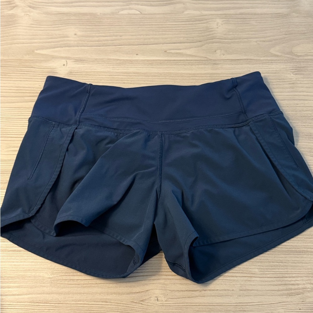 Lululemon Navy Blue Athletic Shorts